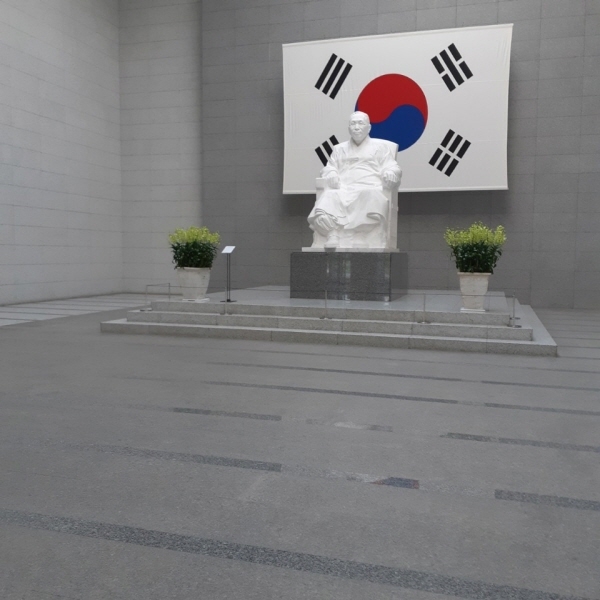 김구선생의 동상이에요. ⓒ휴먼에이드포스트