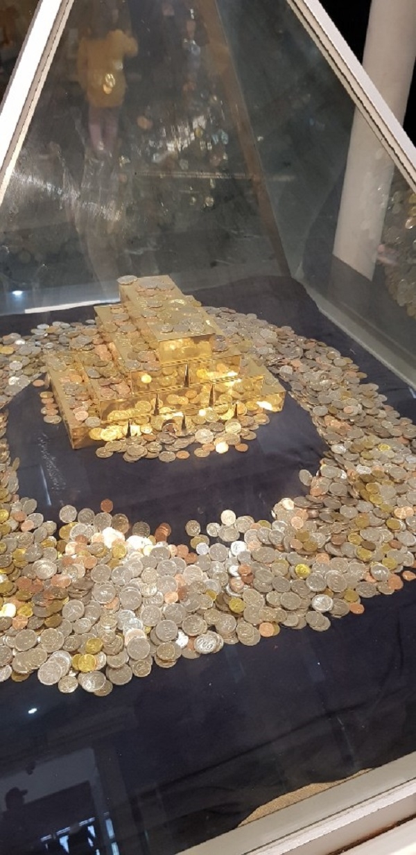 지난 2월27일에 방문한 화폐박물관에 전시되어 있는 동전이에요. ⓒ 송창진 수습기자
