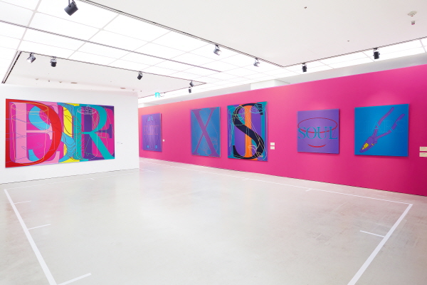 예술의전당 한가람미술관 제1, 2 전시실에서 열리고 있는 '영국 현대미술의 거장: 마이클 크레이그 마틴 展'의 그림들 ⓒ Art Consulting UNC